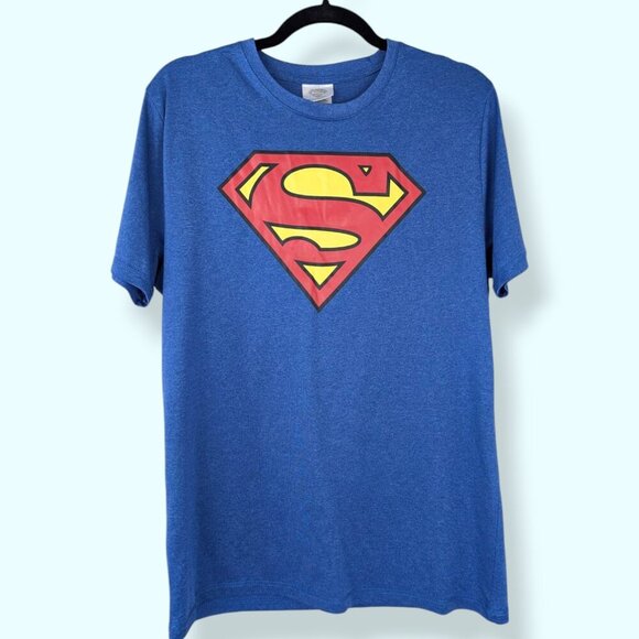 (2/$20) Blue Superman Graphic Tee - Picture 1 of 4